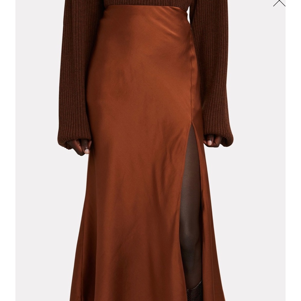 Intermix Tamiko Silk Midi Slip Skirt - NWOT - Sz 6